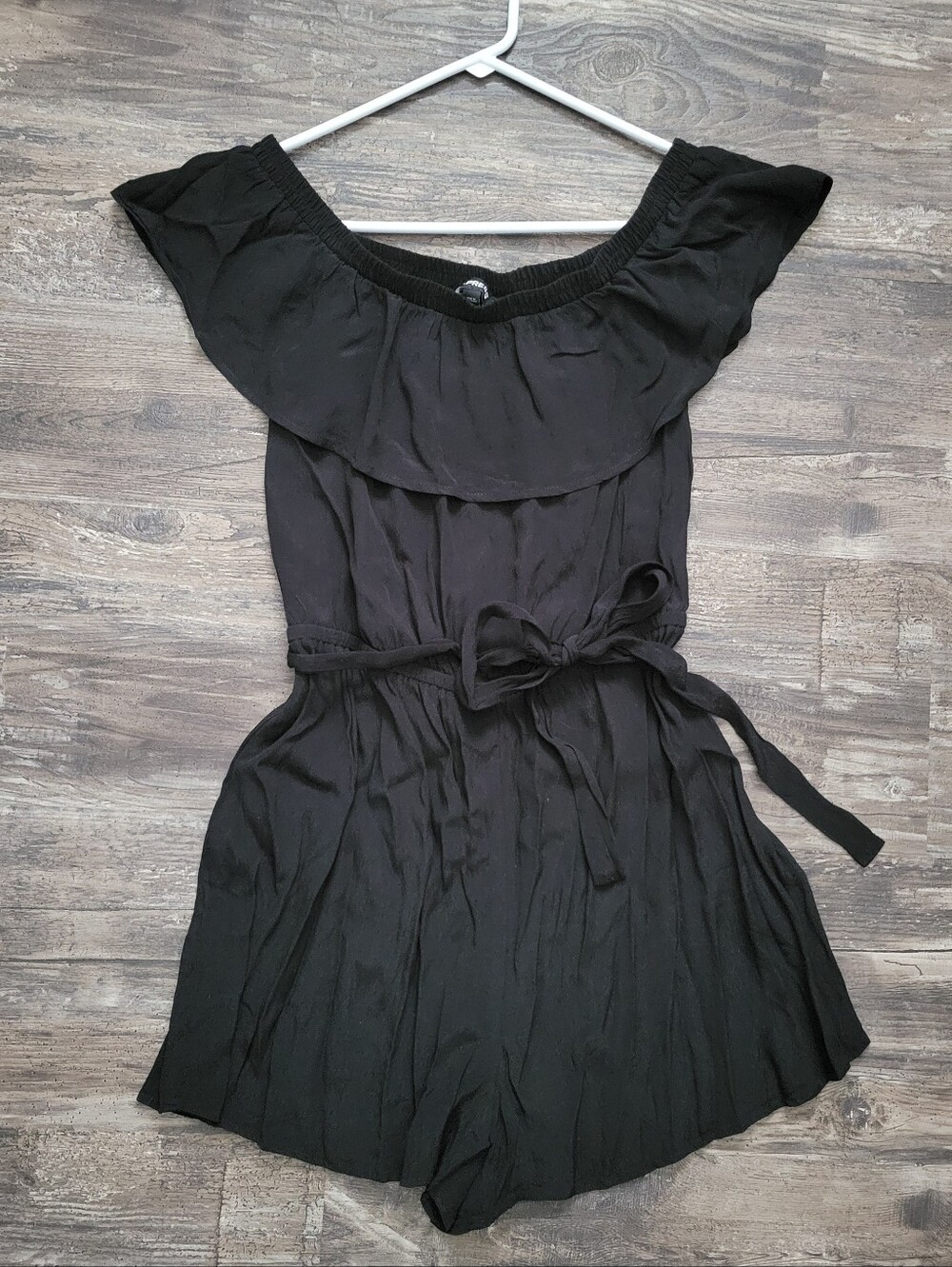 Express Black Shorts Romper